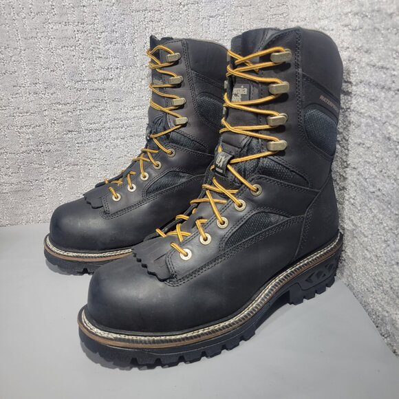 Georgia LTX Logger 9" Composite Toe Mens Size US 9M Waterproof Work Boot GB00619 - Picture 12 of 15